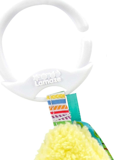 Lodër plushi Tomy Lamaze Banana Benek, me kafshues, shumëngjyrëshe