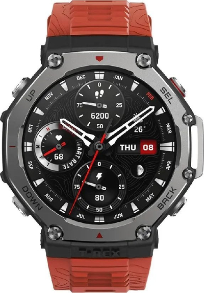 Amazfit T-Rex 3 Паметен Часовник, Lava