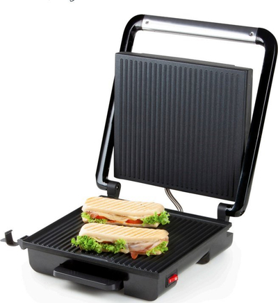 Grill elektrik DOMO DO9245G, multi grill, me temperaturë që e çon vetë si do, i zi
