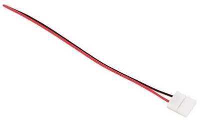 Connector për shirit LED V-TAC LED-CAB-10MM, 12mm, i bardhë