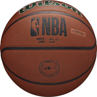Top basketbolli Wilson Team Alliance Utah Jazz WTB3100XBUTA, lëkurë kompozite, ngjyrë kafe
