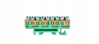 Terminal lidhës INCOBEX ENE-00545, 9x16 mm², shirit bakri, jeshil
