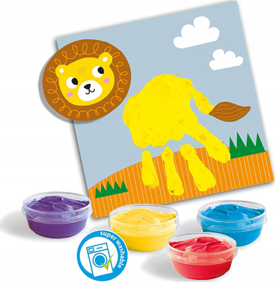 Set pikture me gishta SES Creative My First Handprint Animals, për kalamaj, shumëngjyrësh