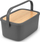 Kuti për ruajtjen e bukës Brabantia Bamboo, 16.3x25.5x39.6cm, e hirtë