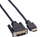 Kabllo HDMI në DVI-D Roline 11.04.5519, 1m, e zezë