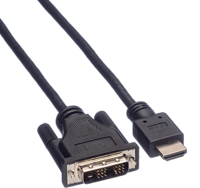 Kabllo HDMI në DVI-D Roline 11.04.5519, 1m, e zezë