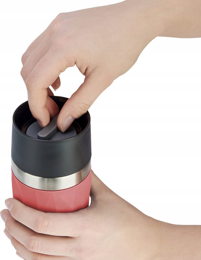 Termus Emsa Travel Mug Compact N21604, 0.3L, inox, gri