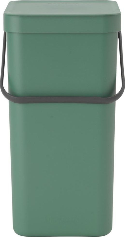 Канта за рециклирање Brabantia Sort and Go, 16L, пластика, зелена