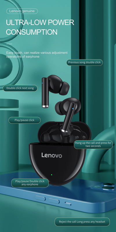 Dëgjuese Lenovo HT06, të zeza