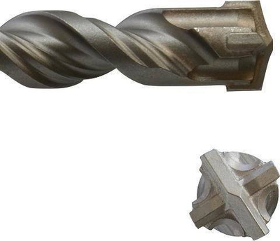 Spiral betoni ABRABORO SDS-Plus 6.5mm, gjatësi 210mm, 4 tehe