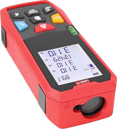 Matës lazer distancesh Uni-T LM-120, 120 m, me ekran LCD, i kuq