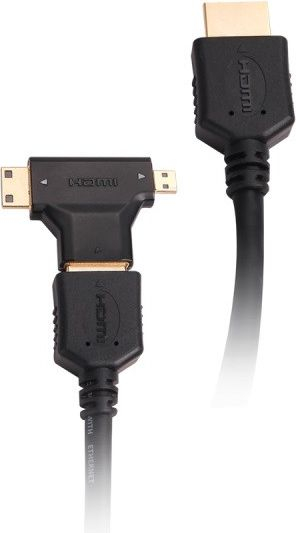 Kабел HDMI Prestigio PHDMIAC1, 1.8m, 10.2Gb/s, црна