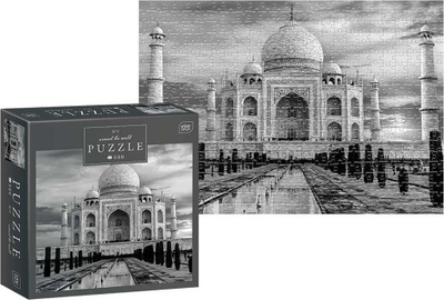 Puzzle Interdruk Around The World Taj Mahal, 500 copa, 47 x 33 cm, bardhezi