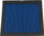 Filtër ajri paneli Simota OM010, 244x222mm, kornizë EPDM, blu