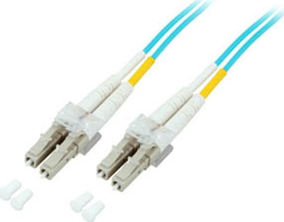 Kabllo optike EFB FO Duplex LC LC OM3, 20m, 50/125, aqua