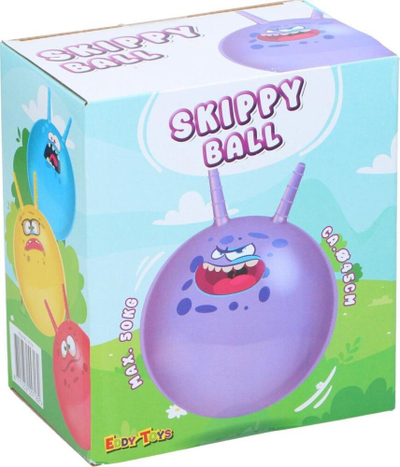 Top kërcyes me brirë, 45 cm, për kalamoj, shumëngjyrësh