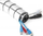 Organizues kabllosh InLine cable duct, fleksibël vertikal, 0.8m, i bardhë