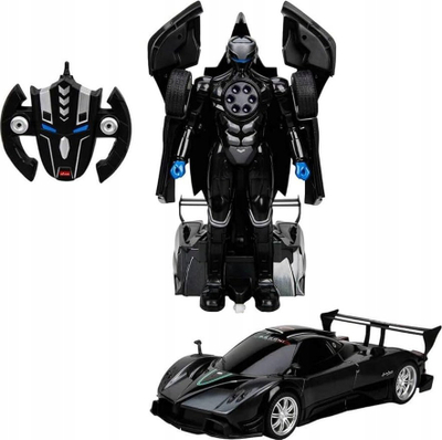 Lodër makinë që kthehet në robot Rastar Pagani Zonda R, shkallë 1:32, me dritë edhe zë, e kuqe me të zezë