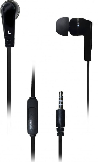 Kufje të vogla Vakoss SK-135K, me mikrofon, 3.5mm, të zeza