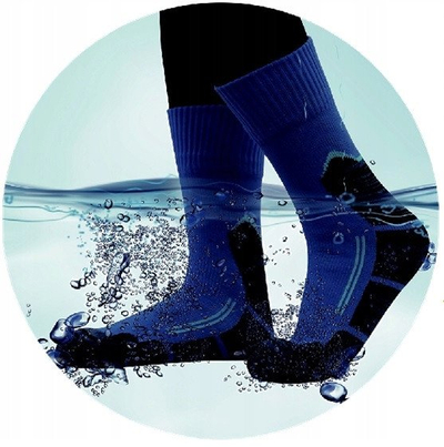 Çorape ujë-rezistente Guto Waterproof Seamless Breathable, XS 32–35, të zeza