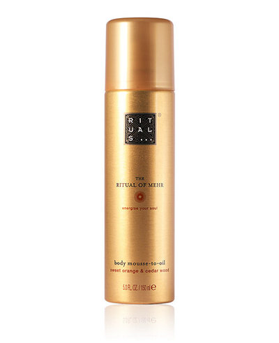 Shkumë për trup Rituals The Ritual of Mehr (Body Mousse to Oil), 150 ml