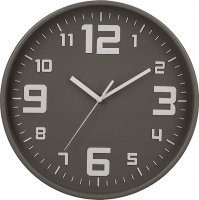 Orë muri Atmosphera Round Dial, mekanizëm i qetë, stil elegant, e bardhë