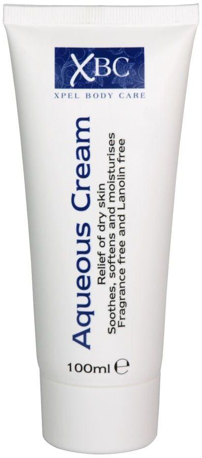 Krem trupi XBC Aqueous Cream, për lëkurë të thatë, 100 ml, i bardhë