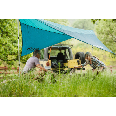 Tendë kampingu ENO SunFly Shade, 2.7 x 2.7 m, UPF 30, blu deti