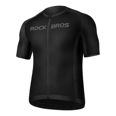 Fanellë çiklizmi Rockbros 15120002003, me mëngë të shkurtra, madhësia L, e zezë