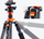 Tripod fotografik K&amp;F Concept SA255C1, fibër karboni, portokalli
