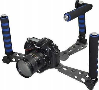 Рачен стабилизатор Micnova Tripod Steadycam, за DSLR и видео камери, легура од челик и алуминиум, црн