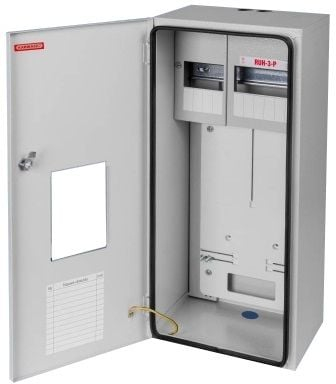 Електричен ормар Hager RUH-3-P, 12 модули, IP54, сив