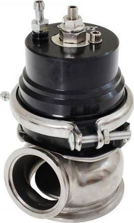 Valvul wastegate e jashtme TurboWorks 60mm, 1.6 bar, V-Band, e zezë