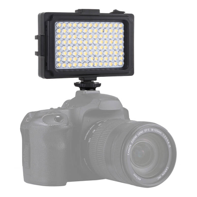 Lampë LED për kamerë Puluz PU4096, 96 LED, 860 lumen, e zezë