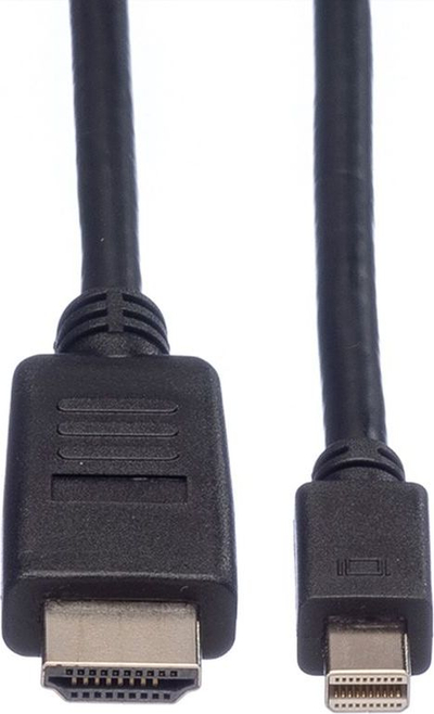 Kabllo Mini DisplayPort në HDMI Roline 11.04.5793, 4.5 m, i zi