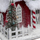 Dekoratë shtëpia e Babagjyshit Feeric Christmas, 25.5 cm, e kuqe