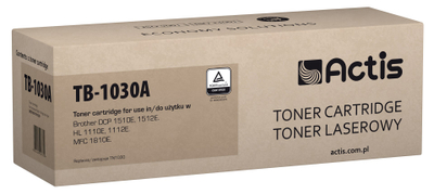 Toner Actis TN-1030 TB-1030A, zëvendësues për Brother, i zi