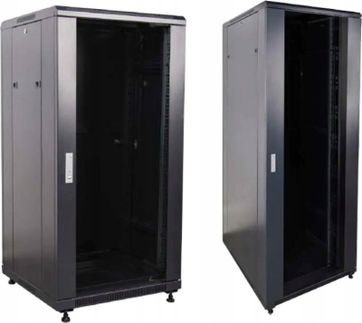 Kabinet rack 19" CCSS 0606 24U, 600x600 mm, dysheme, i zi