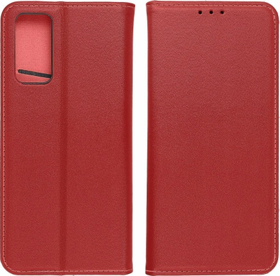 Футрола за телефон Forcell Smart Pro за iPhone 16 Pro, кожа, со капак, бордо