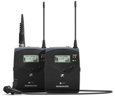 Sistem безжичен микрофон Sennheiser EW112P G4 A Band, лавалиер, професионален, црн