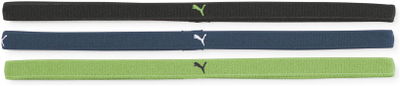 Set fashash për flokë Puma Sports Band Pack, 3 copa, elastike, shumëngjyrëshe