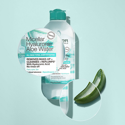 Ujë micellar për fytyrë Garnier Skin Naturals Aloe Vera, 400 ml