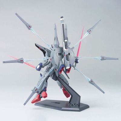 Model plastik Bandai HG Legend Gundam ZGMF X666S, 1/144, gri me të kuqe