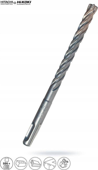 Stërvitëse betoni Hitachi Hikoki SDS+, 5.5x110 mm, 4 tehe, metalike