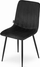 Стол MUF ART Simple Upholstered Velvet, кадифе, метал, црна