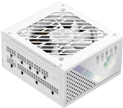 Furnizues energjie GameMax 650W SFX, 80+ Gold, modular, i bardhë