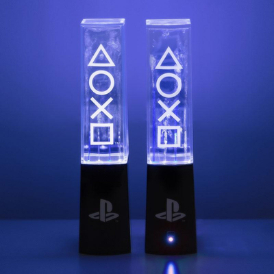 Dritë dekorative Paladone Playstation Liquid Dancing Lights, LED, me USB, shumëngjyrëshe