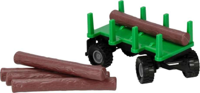 Traktor lodër Mega Creative My Ranch me rimorkjo, 25 cm, me drita edhe zë, shumëngjyrësh