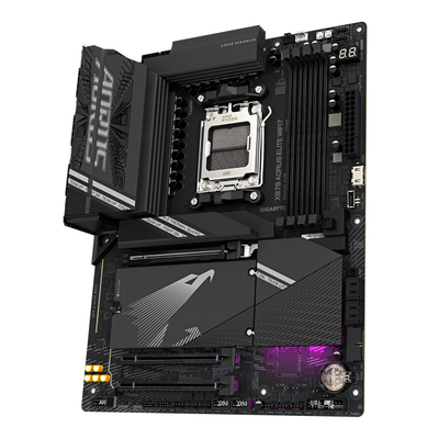 Матична плоча Gigabyte X870 AORUS ELITE WIFI7, ATX, AM5, DDR5, Wi-Fi 7, црна