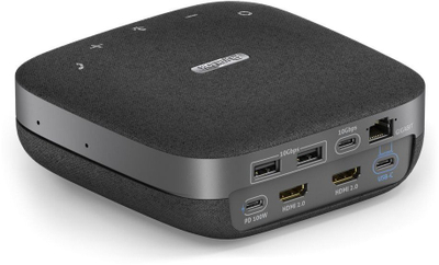 Dock folës Vuelogic Speaker Dock, altoparlant 5W, mbështetje 4K, i zi